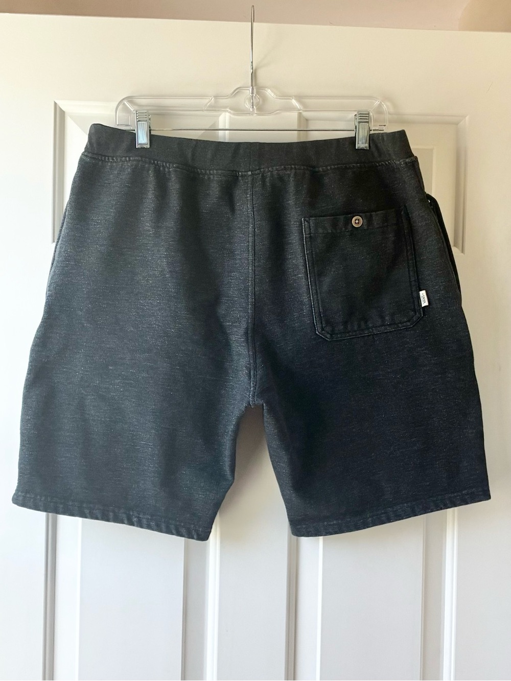 Vans X Nathan Fletcher Men's Athletic Shorts Drawstring Heather Charcoal Size L - Picture 4 of 11